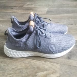 New Balance gray knit sneakers 14